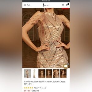 Elegant Sequin Evening Dress *BEST OFFER